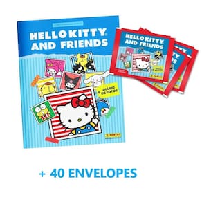 HELLO KITTY 2025 - Álbum Capa Cartão + 40 Envelopes