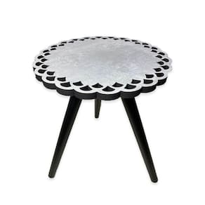 Mesa De Canto Apoio Grande Decor Tamako - Ref 02 Concreto