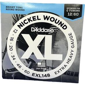 Encordoamento 012 Guitarra Nickel Wound D`Addario Exl148