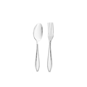 Talheres de Sobremesa Faqueiro Inox Victoria Garfo Colher 12un
