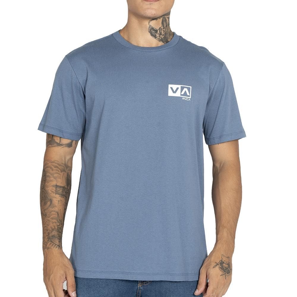 Camiseta RVCA VA RVCA WT25 Masculina Azul Escuro