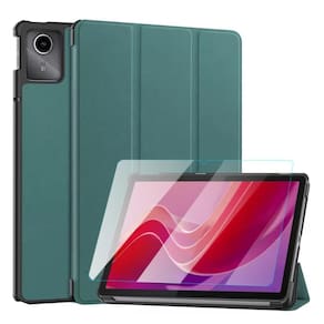 Case Magnética Premium Couro Para Lenovo Tab K11 + Película
