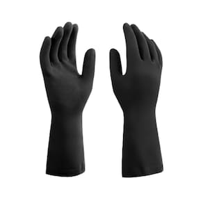 Kit 10 Pares Luva Latex Antiderrapante Preta Tam G Mucambo