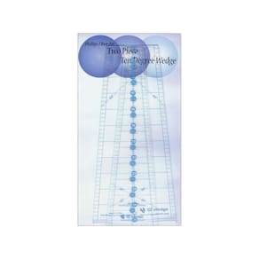 Régua Phillips Fiber Art 2TDW, cunha de dez graus de duas peças