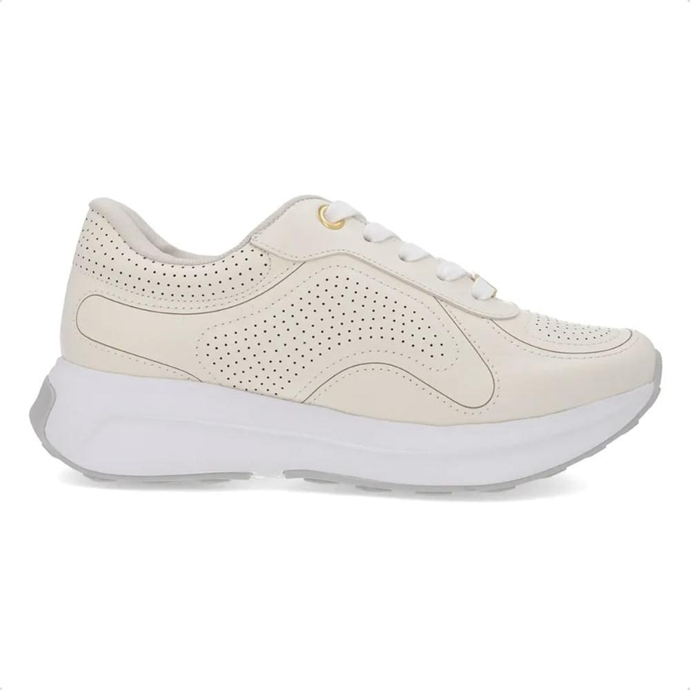 Tênis Usaflex Feminino Couro Casual AK1004