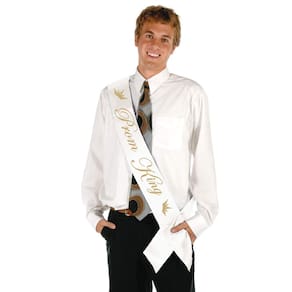 Acessório de festa Beistle Prom King Satin Sash (1 unidade)