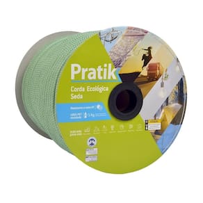 Corda Trançada Pratik Pet Verde Carretel 8mmx233m