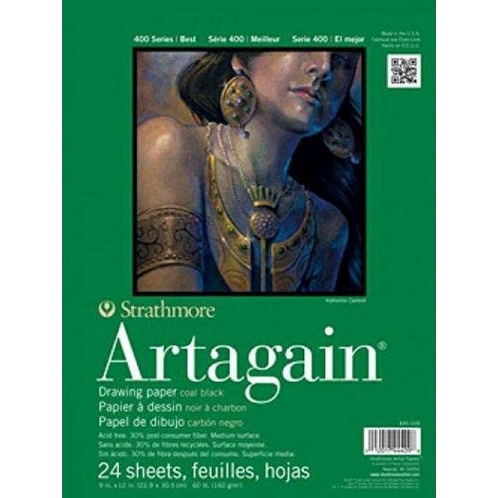Papel artístico Strathmore Série 400 Artagain 6 x 9 polegadas 160 g/m2 24 folhas