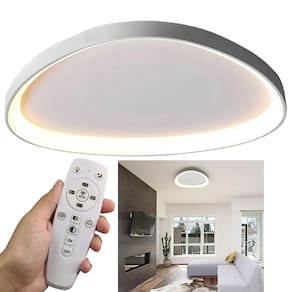 Luminaria Paflon Teto Led 3 Em 1 Iluminaçao Ajustavel Controle Remoto Iluminaçao Decoraçao