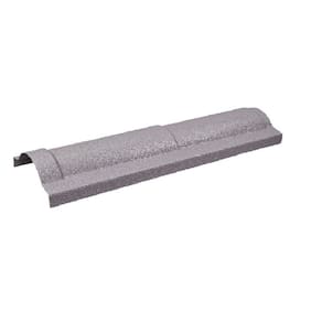 Cumeeira de Pvc Plan 88cm X 8cm Lux Telhas Cinza