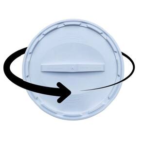 Balde Para Balas 20L Tampa De Rosquear - Kit 16 Pçs