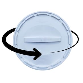 Balde Para Pintar 20L Tampa De Rosquear - Kit 16 Pçs