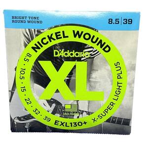 Encordoamento 8.5-39 Guitarra Nickel Wound D`Addario Exl130+