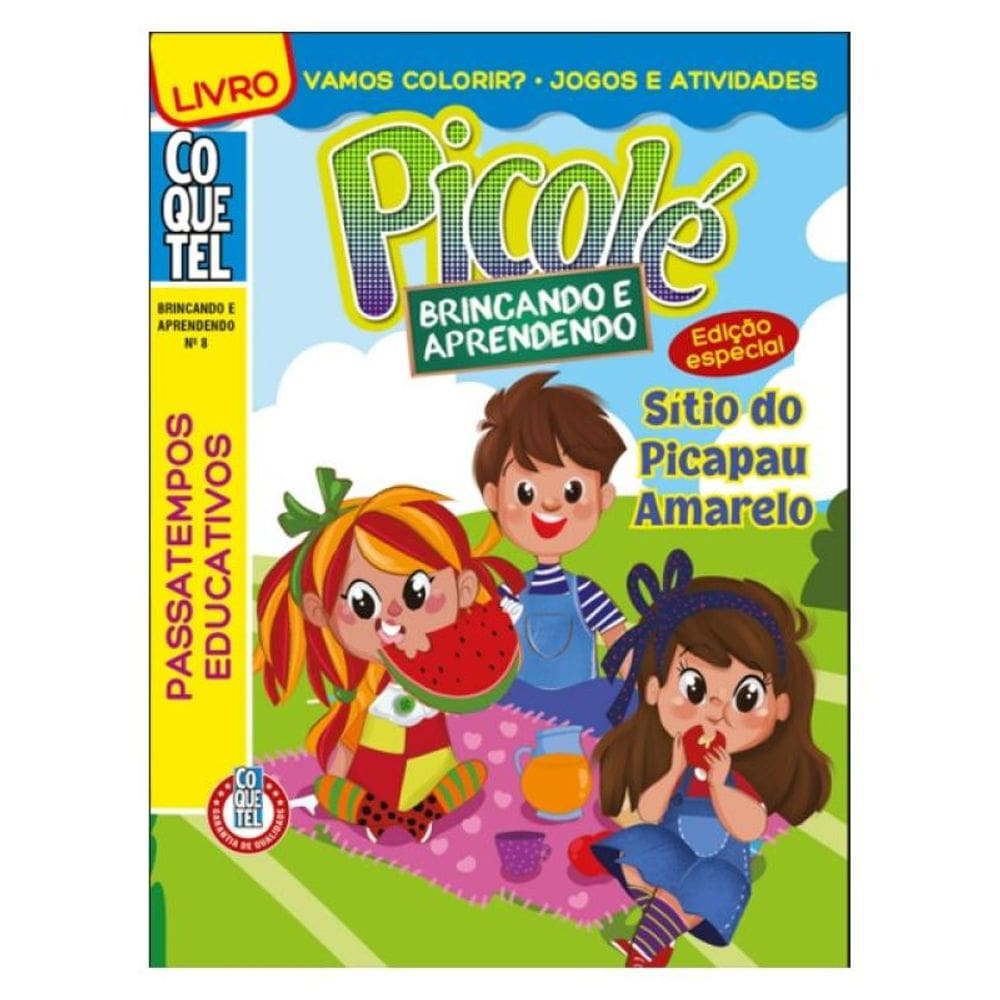 Livro Coquetel Brincando Aprendendo 8
