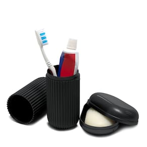 Kit de Higiene Porta Escova + Saboneteira - Santa Clara