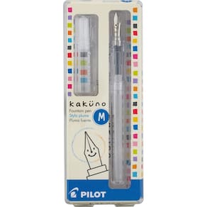 Caneta-tinteiro PILOT Kakuno Clear Barrel Medium Nib 10822
