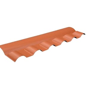 Telha Cumeeira Articulada Pvc Lux Telhas Terracota