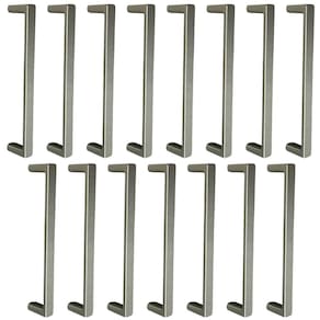 Kit 15 Puxadores Alça para Móveis 128mm Bronze Zamac Retas O