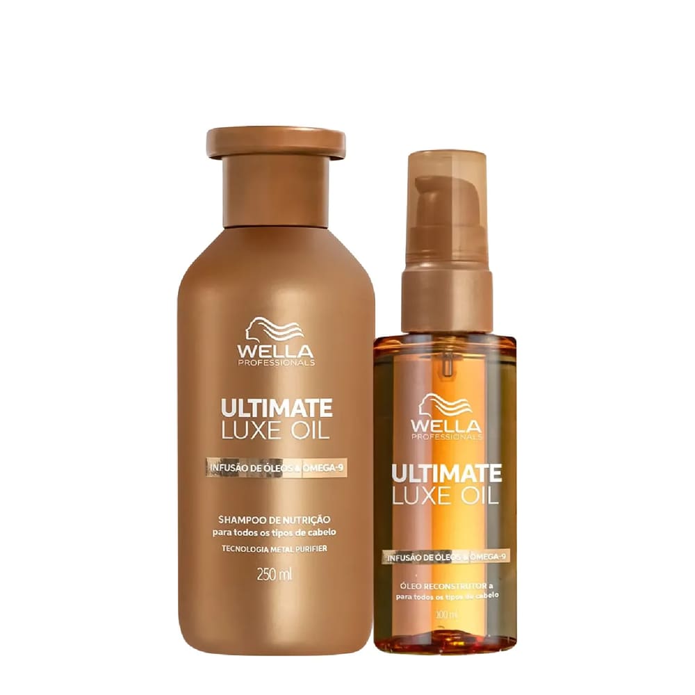 Kit Wella Luxe Oil Shampoo + Óleo 100ml