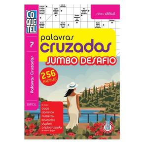Livro Coquetel Palavras-Cruzadas Jumbo Desafio 7
