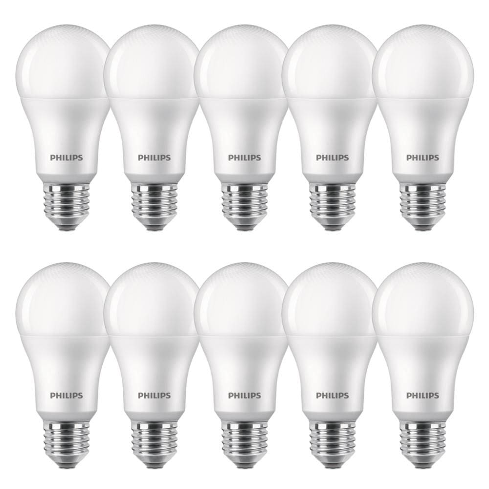 Kit  10 Lâmpada Led Philips bulbo A60 BV  E27 Amarela - 13W