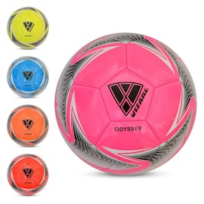 Bola de futebol Vizari para crianças e jovens em couro sintético