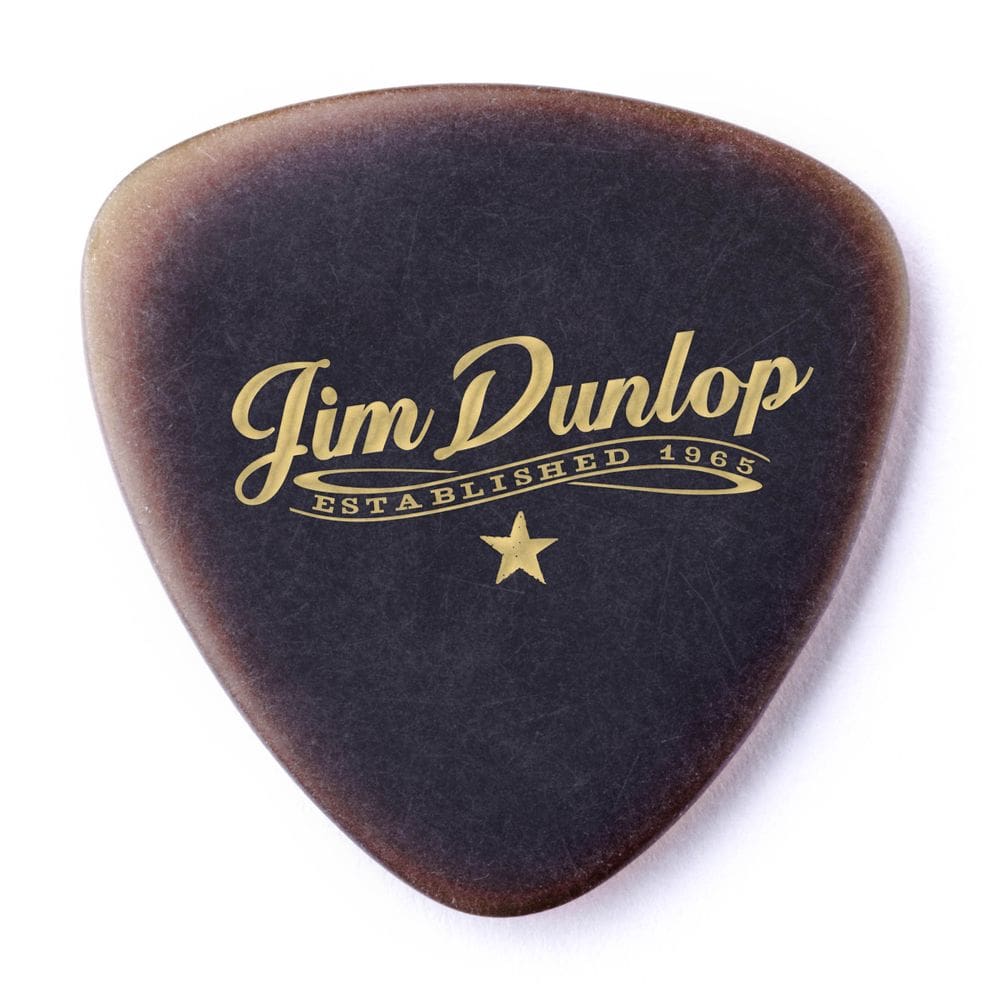 Palheta de guitarra Dunlop Americana 3,0 mm, marrom, triângulo grande, pacote com 3