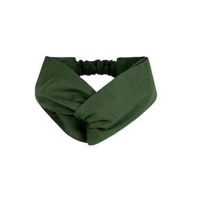 Faixa de Cabelo Turbante Bandana Verde Escuro Chef Cozinha Bistro Bar