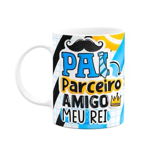 Caneca dos Pais - Pai parceiro amigo - 325ml