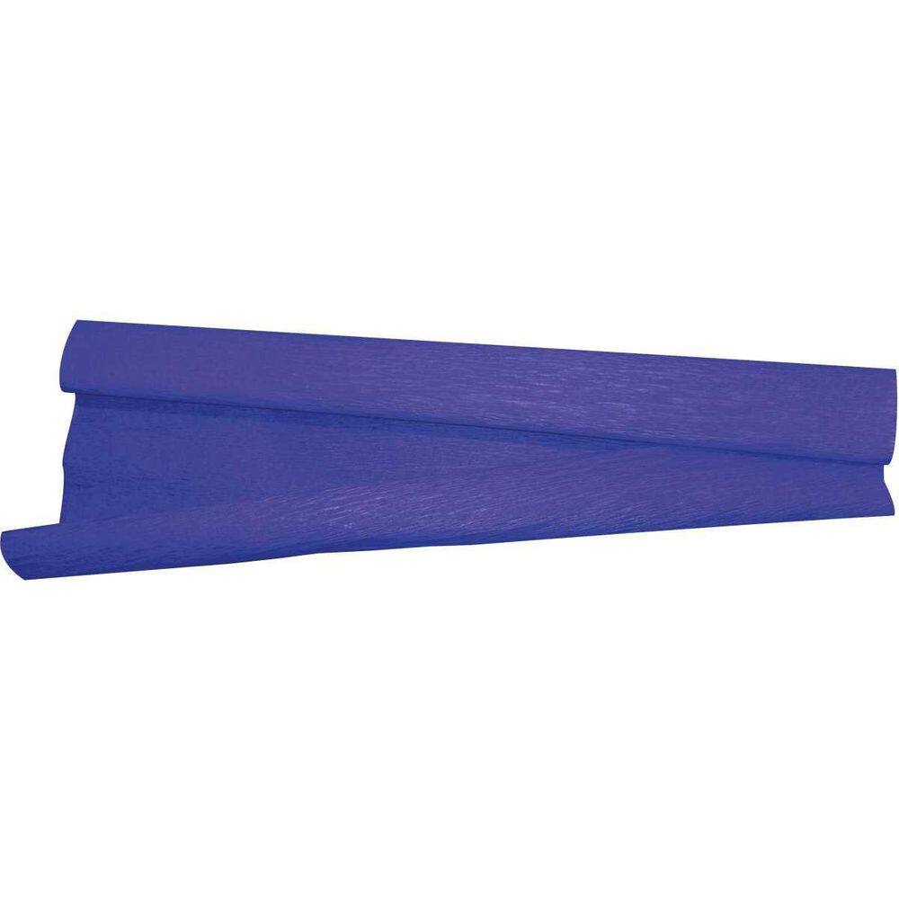 Papel Crepon 48Cmx2,00M.Azul Escuro
