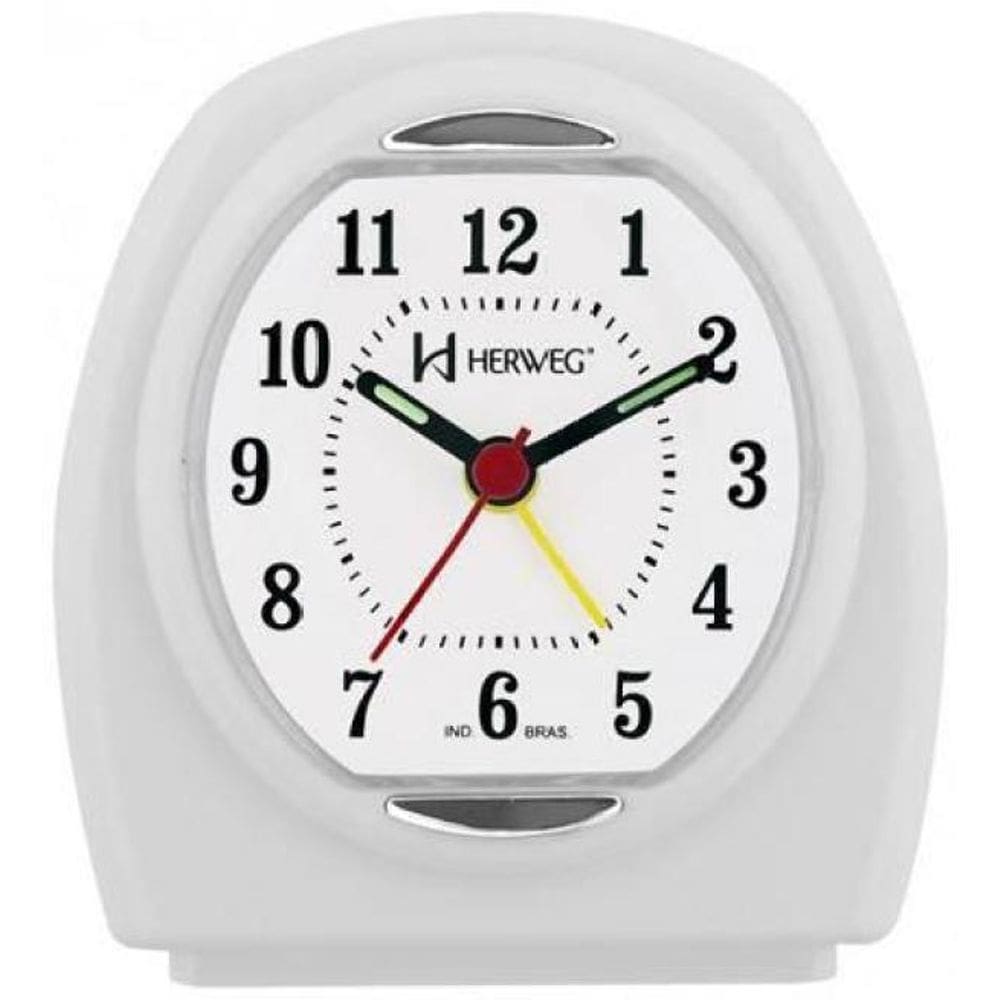 Relógio Despertador Quartz Decorativo Herweg 2633-21