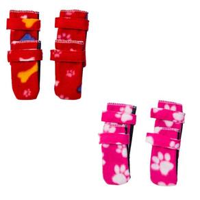 Kit 2 Sapatos Para Cachorro - Vermelho E Rosa M