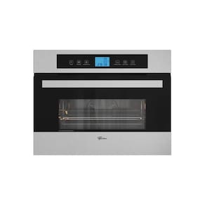 Forno de Embutir Elétrico Fischer Platinium 43L com Timer Digital e 8 Funções Prata/Preto 220V