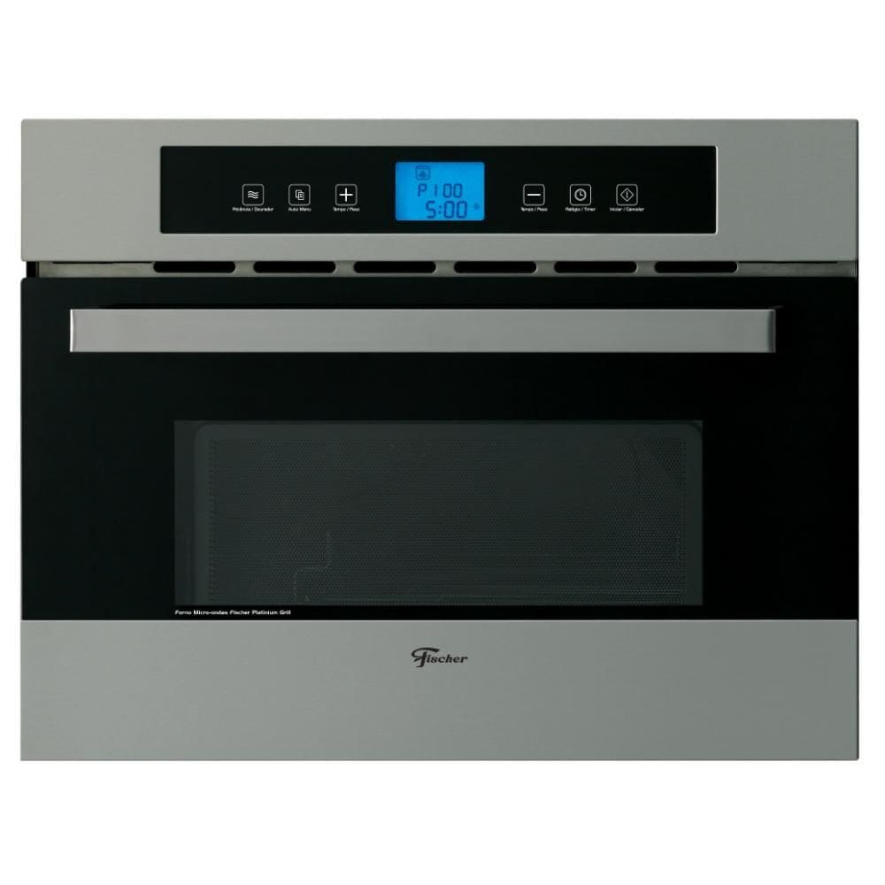 Micro-ondas de Embutir Fischer Platinium 35L com Grill Dourador e Display Digital Inox 127V