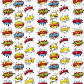 Papel De Parede Wow Zap Pow Crash Smash Bang Ooops Wham Boom