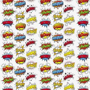 Papel De Parede Wow Zap Pow Crash Smash Bang Ooops Wham Boom