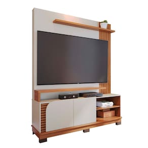 Home Estante Rack Jurere 1500 LED Para TV até 65 Polegadas