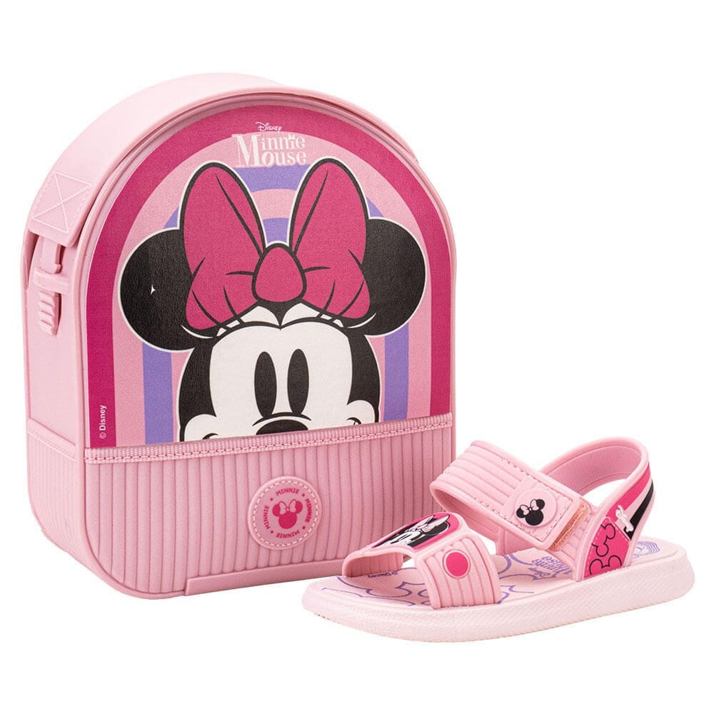 Kit Sandália Infantil Baby + Mochila Disney Grendene Kids 23078