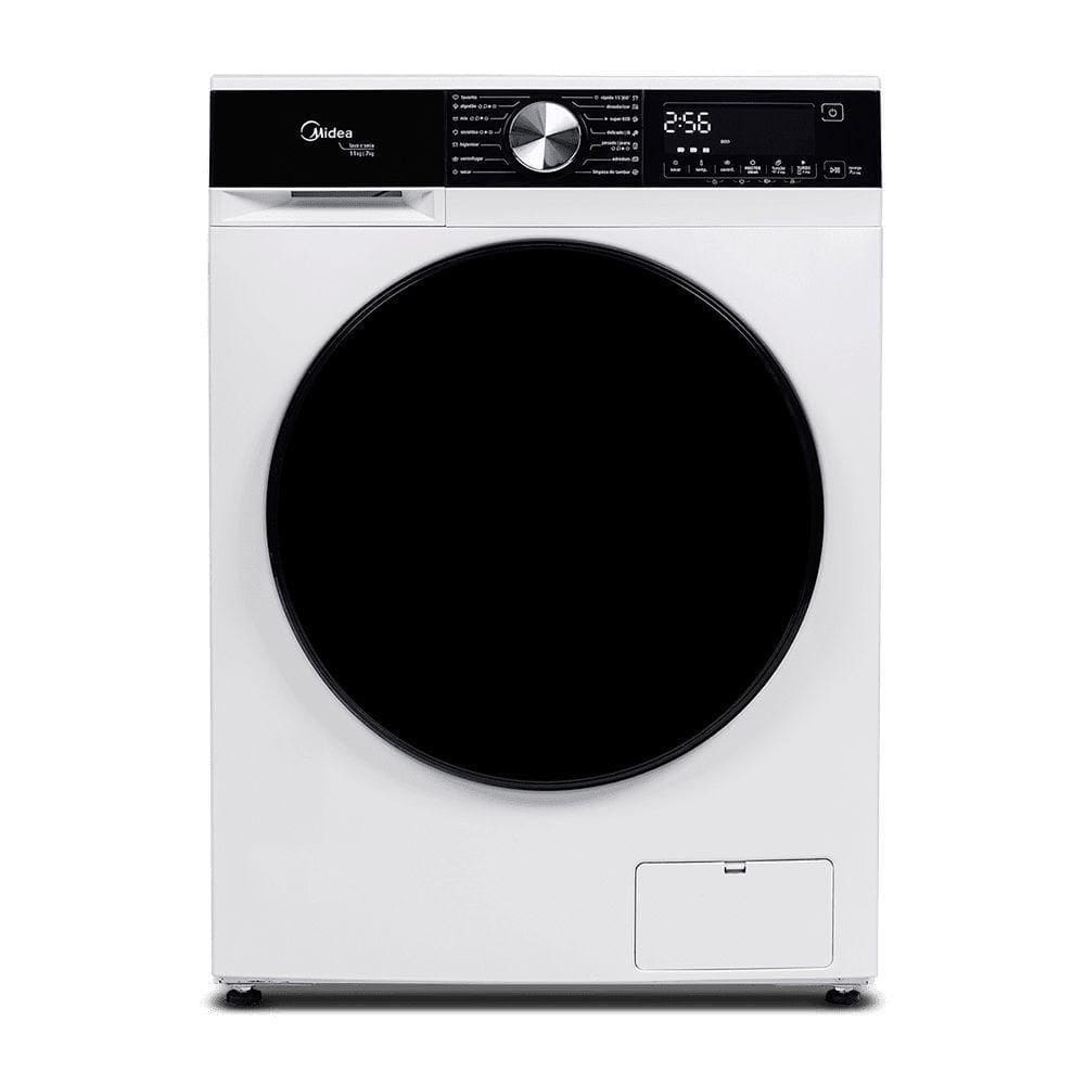 Lava e Seca Midea 11kg Smart Inverter Master Clean Função Turbo Branca 127V