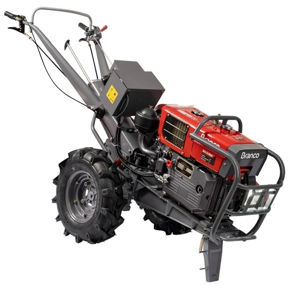 Microtrator Diesel Branco Btd18.0e 17,4hp Partida Elétrica