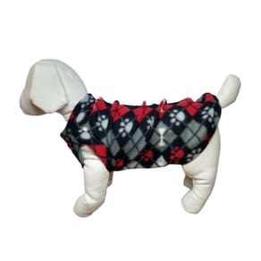 Roupa Para Cães - Suéter Inverno Preto Mosaico Gg