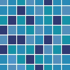 Papel Parede Pastilha Azul E Preto Adesivo Banheiro Cozinha