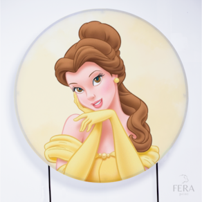 Painel Decorativo para Festa 1,50x1,50 metros Vesti Fácil com Elástico Bela e a Fera - Fera Print