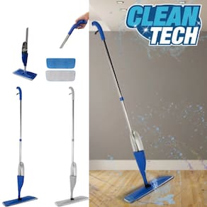 Mop Spray Com Reservatório De Água 380ml Vassoura Esfregão Rodo Microfibra Màgico Profissional