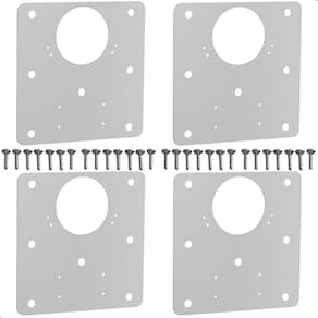 Kit 04 Placas Para Reparo De Porta Dobradiça Armário Mdf QDD