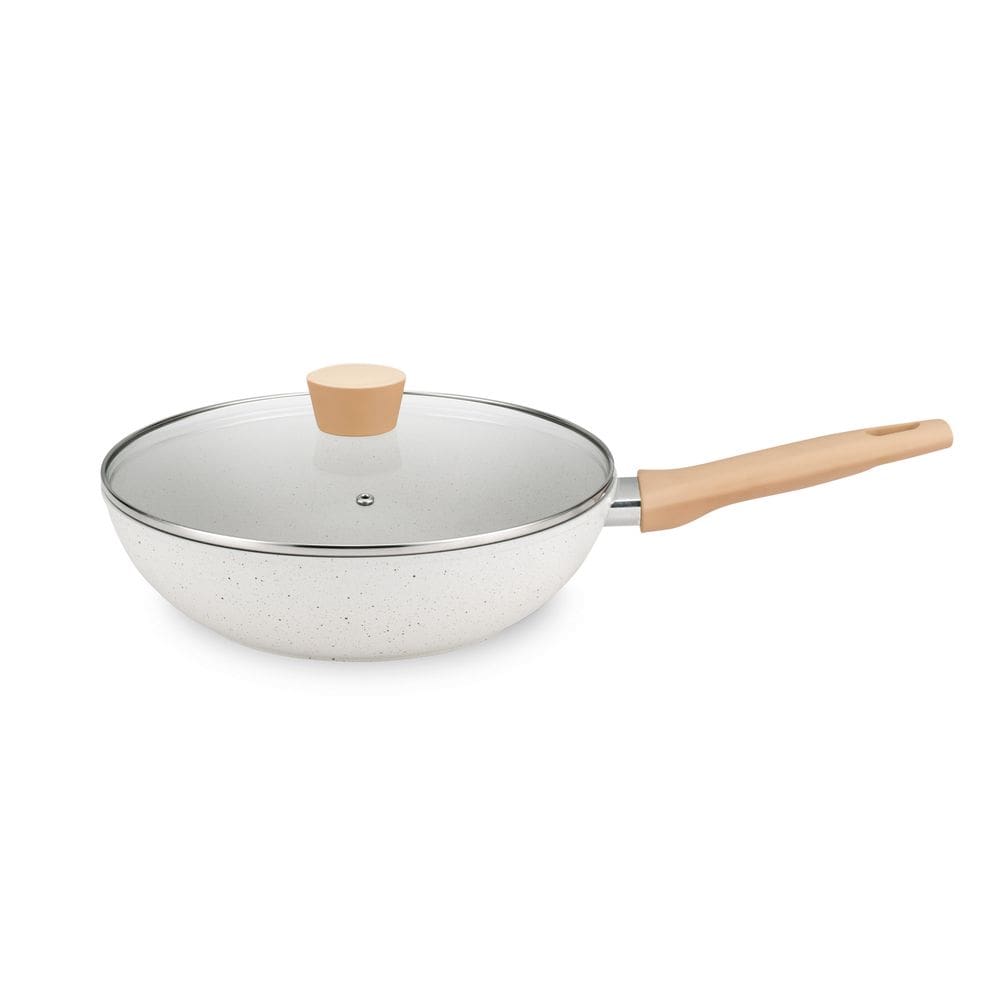 Frigideira Wok Com Tampa N28 / 3,5L De Aluminio Forjado Reve