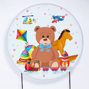 Painel Decorativo para Festa 1,50x1,50 metros Vesti Fácil com Elástico Brinquedo - Fera Print