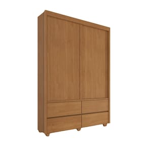 Guarda Roupa Solteiro 2 Porta 4 Gavetas Veroneze Rubi