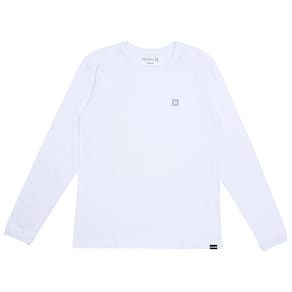 Camiseta Hurley Manga Longa Mini Icon II WT25 Branco