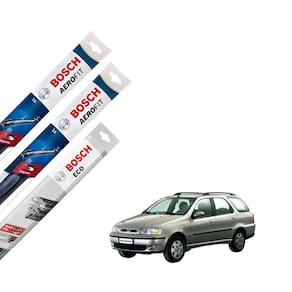 Kit Limpador Parabrisa Bosch Palio Adventure 2001 2002 2003